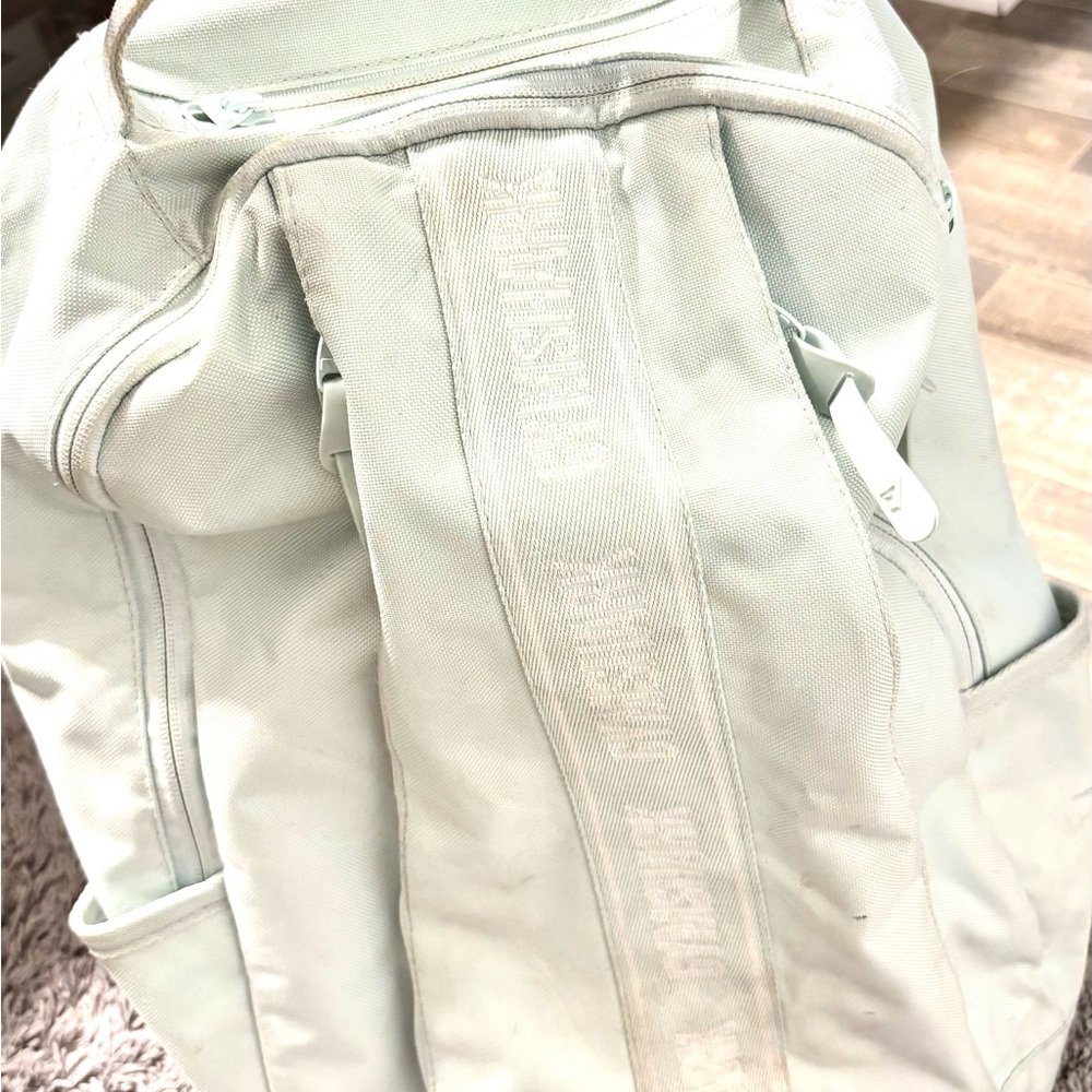 GYMSHARK LIMITED EDITION Mint Green Canvas Backpack with Branded Strap